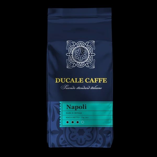 Ящик кофе в зернах Gemini Ducale Napoli 1 кг (в ящике 8 шт) 0200153 фото