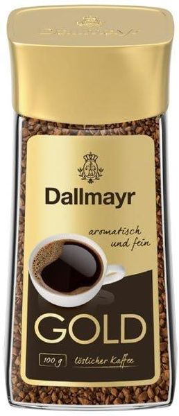 Ящик растворимого кофе Dallmayer Gold 100 гр. (в ящике 6 шт) 0200343 фото