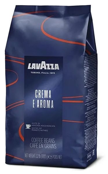 Ящик кави в зернах Lavazza Pronto Crema, 1 кг (у ящику 6 шт) 0200219 фото