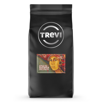 Кава в зернах Trevi Арабіка Колумбія Ексельсо, 1кг 0300024 фото