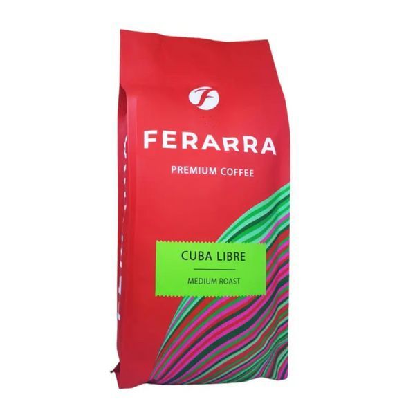 Ящик кави в зернах Ferarra Cuba Libre 1 кг (в ящику 6 шт) 02-0401 фото
