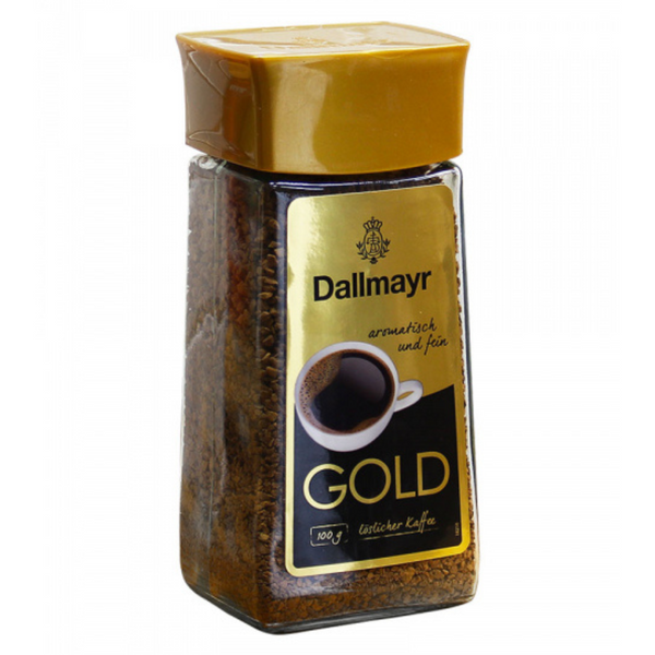 Ящик растворимого кофе Dallmayer Gold 100 гр. (в ящике 6 шт) 0200343 фото