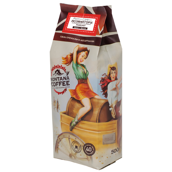 Кофе в зернах Montana Coffee "Лесной Орех" 100% арабика 0,5 кг 1900021 фото