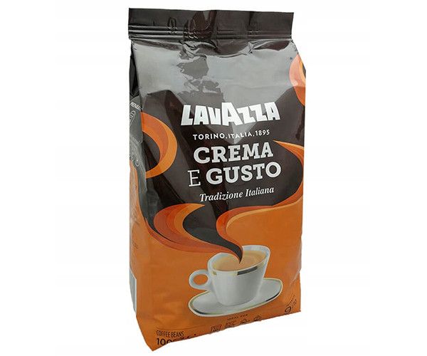 Ящик кави в зернах Lavazza Crema e Gusto Tradizione Italiana, 1 кг (у ящику 6 шт) 0200221 фото