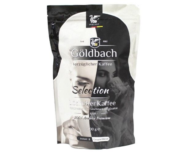 Ящик растворимого кофе Goldbach Selection 200 гр. (в ящике 12 шт) 0200345 фото