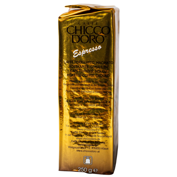 Ящик меленої кави CHICCO D'oro Espresso 250 г (в ящику 20 шт) 02-0380 фото