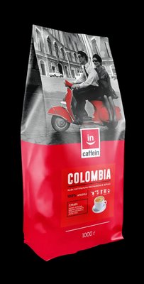 Кофе в зернах CAFFEIN Colombia Арабика Моносорт 1кг 3200015 фото