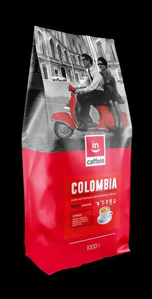 Кофе в зернах CAFFEIN Colombia Арабика Моносорт 1кг 3200015 фото