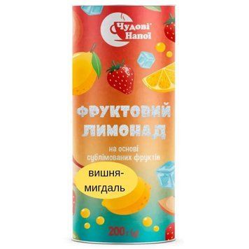 Фруктовий лимонад "Вишня-мигдаль" (з блискітками) 200 г 17-0109 фото