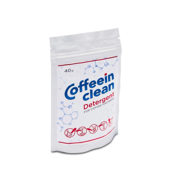 Ящик профессионального средства Coffeein clean DETERGENT для очистки от кофейных жиров 40 гр. (в ящике 100 шт) 10095 фото