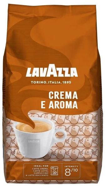 Ящик кави в зернах Lavazza Crema e Aroma, 1 кг (у ящику 6 шт) 0200223 фото