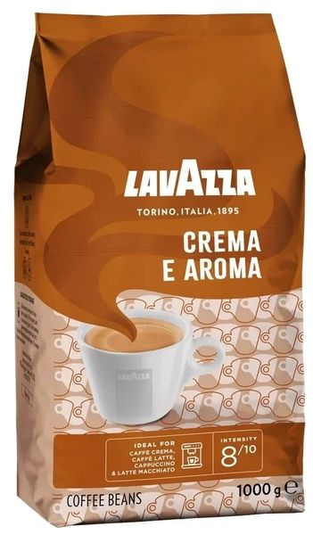 Ящик кави в зернах Lavazza Crema e Aroma, 1 кг (у ящику 6 шт) 0200223 фото