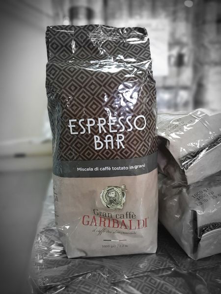 Ящик кави в зернах Garibaldi Espresso Bar 1 кг (у ящику 10шт) 1200001 фото