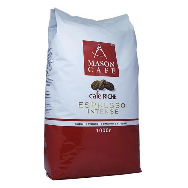Ящик Кофе в зернах Mason cafe Riche espresso intense 1 кг (в ящике 8 шт) 02-0405 фото