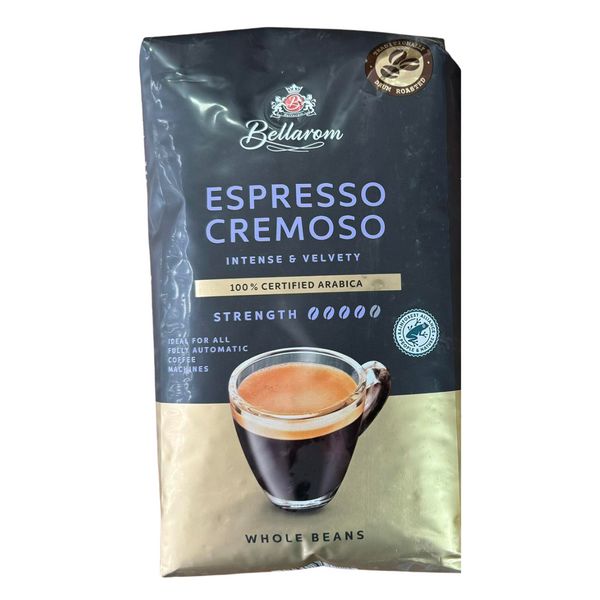 Ящик кави в зернах Bellarom Espresso Cremoso 1 кг (у ящику 8 шт) 0200497 фото