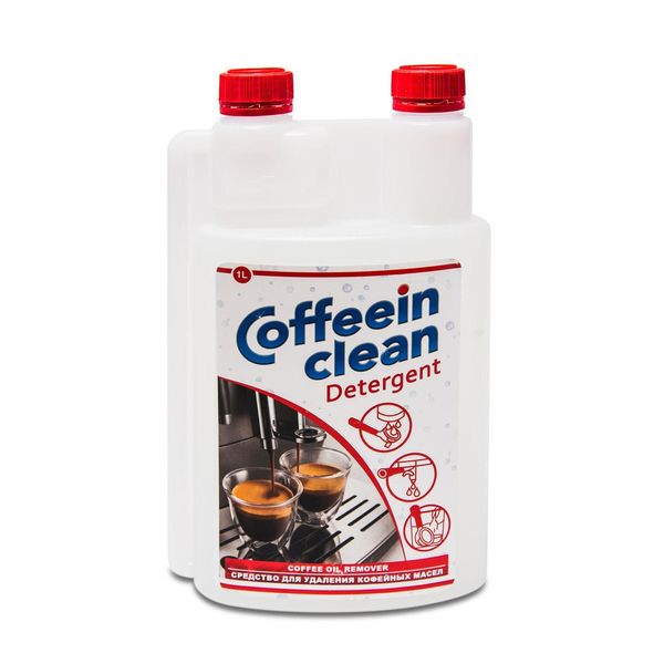 Ящик профессионального средства Coffeein clean DETERGENT для удаления кофейных масел 1 л. (в ящике 10шт) 10096 фото