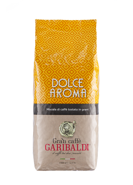 Ящик кави в зернах Garibaldi Dolce Aroma 1 кг (у ящику 10шт) 1200002 фото