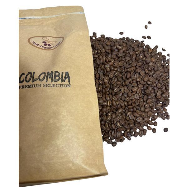 Кава у зернах Fresh Organic Coffee Colombia Premium Selection 1 кг 63-0029 фото