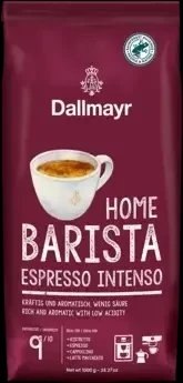 Ящик кави в зернах Dallmayr Home Barista Espresso Intenso " 9 " 1 кг (в ящику 8 шт) 0200384 фото