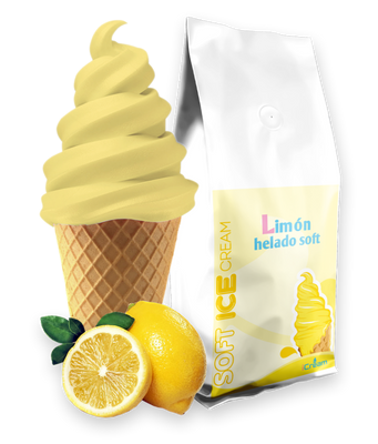 Суміш для молочного морозива Soft "Лимон", 1 кг 2200007 фото