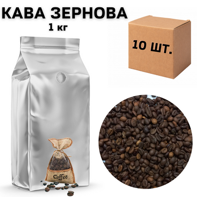 Ароматизована Кава в Зернах аромат "Кава" &nbsp;&mdash;&nbsp;&nbsp;це справжній кавовий напій для тих, хто цінує бадьорість і насичений смак. Купаж з 30% Арабіки і 70% робусти забезпечує баланс між м&#39;якістю і силою 0400064 фото