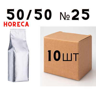 Ящик кави в зернах без бренду HORECA купаж №25 (50/50) (у ящику 10 шт) 10051 фото