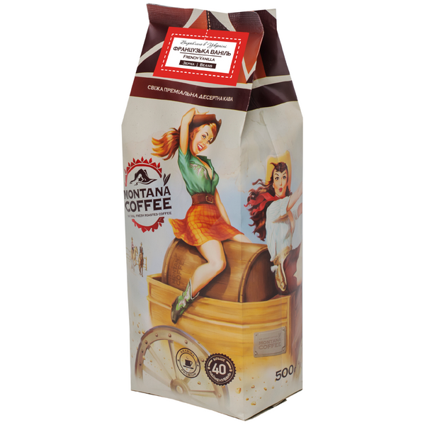 Кофе в зернах Montana Coffee "Французская ваниль" 100% арабика 0,5 кг 1900026 фото