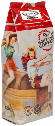 Ящик кофе в зернах Montana Coffee МАРАГОДЖИП ГВАТЕМАЛА 0,5 кг (в ящике 6шт) 1900004 фото