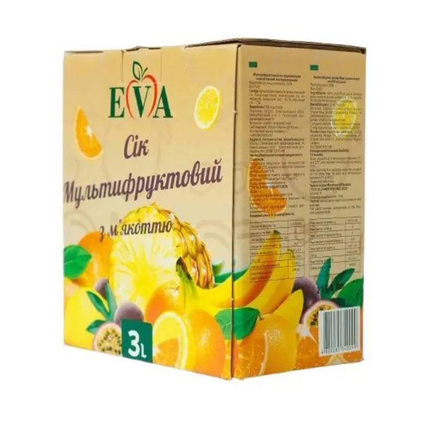 Сок Мультифруктовый с мякотью Bag-in-box 3 л 0100113 фото