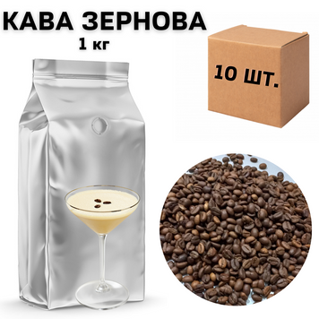 Ящик Ароматизованої Кави в Зернах "Бейліс" 1 кг (в ящику 10 шт) 04-0066 фото
