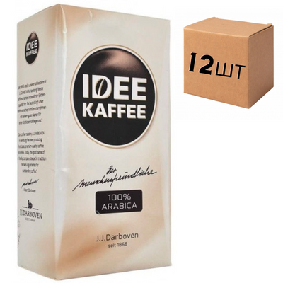 Ящик меленої кави J.J.Darboven Idee Kaffee 100% арабіка 500 гр (в ящику 12шт) 0200182 фото