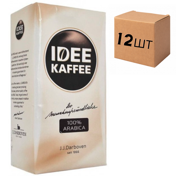 Ящик молотого кофе J.J.Darboven Idee Kaffee 100% арабика 500 гр (в ящике 12шт) 0200182 фото