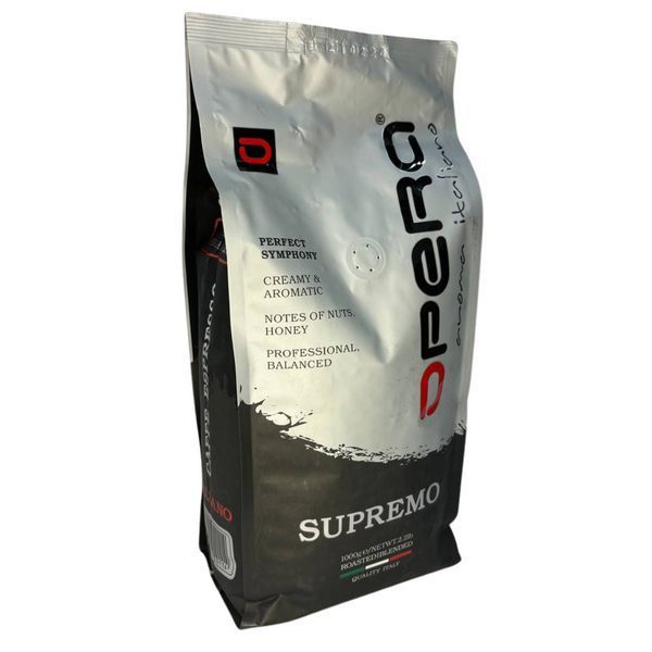 Ящик кофе в зернах Opera Supremo (Опера Супремо) Арабика 80% Робуста 20% 1 кг ( в ящике 10 шт) 49-0015 фото