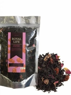 Чай "Королівські ягоди Годжі" - це чорний високоякісний цейлонський чай, до складу якого входять ягоди годжі, ожина, каркаде, шматочки яблука та полуниці. Ягоди годжі - це одні з найцінніших лікарських рослин у світі, багаті на антиокс 0400093 фото