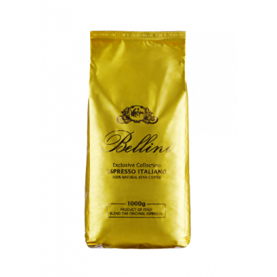 Кава в зернах Bellini Espresso Italiano gold, 1 кг 1200019 фото