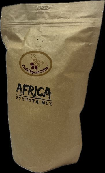 Кофе в зернах Fresh Organic Coffee Робуста Африка робуста Мікс 1 кг 63-0016 фото