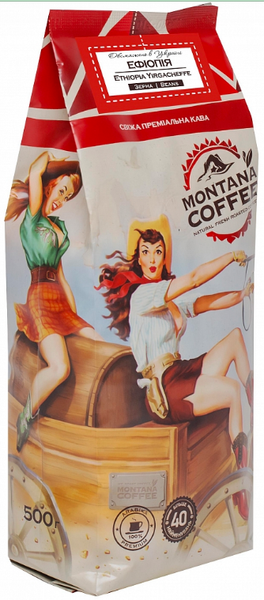 Ящик кофе в зернах Montana Coffee ЭФИОПИЯ ЙРГАЧИФФ 0,5 кг (в ящике 6шт) 1900007 фото