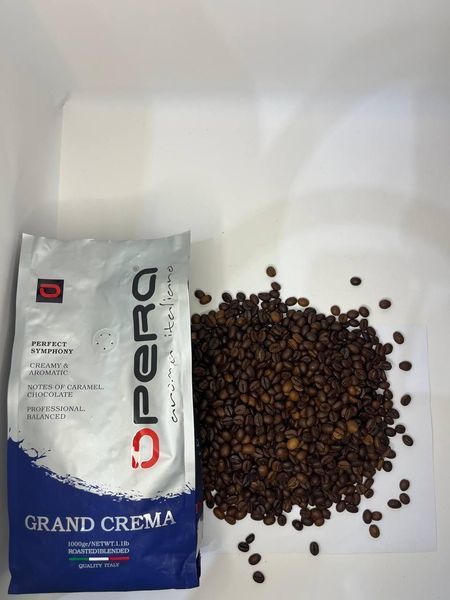 Ящик кофе в зернах Opera Grand Crema (Опера Гранд Крема) 1 кг ( в ящике 10 шт) 49-0017 фото