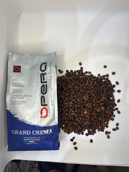 Ящик кофе в зернах Opera Grand Crema (Опера Гранд Крема) 1 кг ( в ящике 10 шт) 49-0017 фото