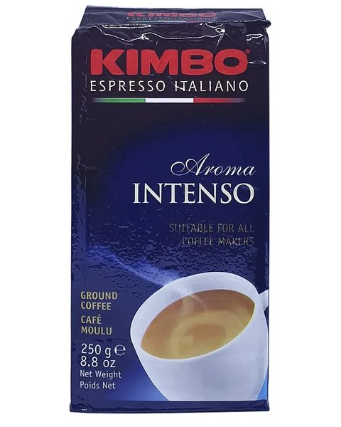 Ящик кави мелена Kimbo Aroma Intenso, 250 гр. (у ящику 20 шт) 0200354 фото