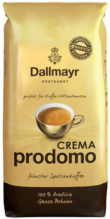 Ящик кофе в зернах Dallmayer Prodomo Crema 1 кг (в ящике 8шт) 0200089 фото