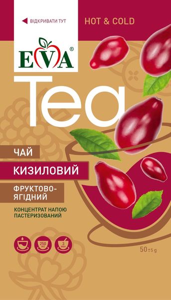 Джем Чай Фруктово-Ягодный "Кизиловый" - 12 штук 0100004 фото