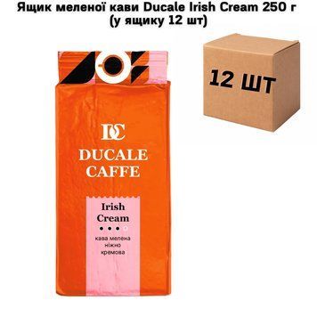 Ящик молотого кофе Ducale Irish Cream 250 г ( в ящике 12 шт) 72-0132 фото