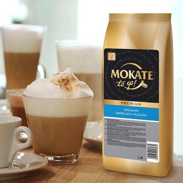 Ящик сухие сливки Mokate Creamer Premium, 1 кг (в ящике 8 шт) 11012 фото