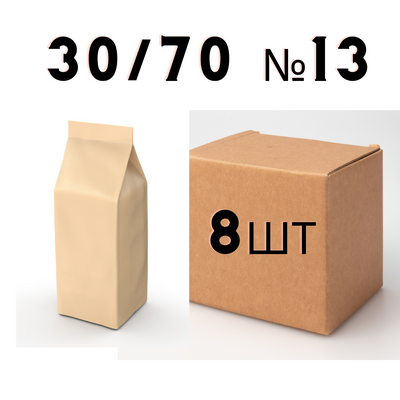 Ящик кофе в зернах без бренда купаж №13 (30/70) 1 кг (в ящике 8шт) 10011 фото
