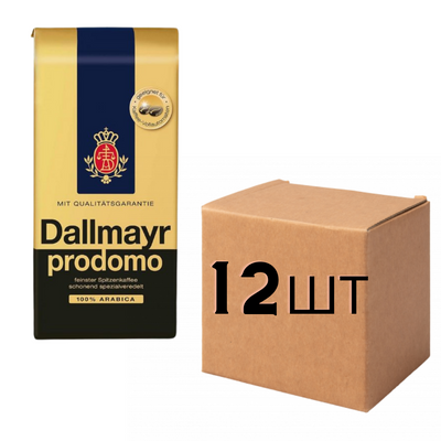 Ящик кави в зернах Dallmayr Prodomo 500 гр (у ящику 12 шт) 0200013 фото