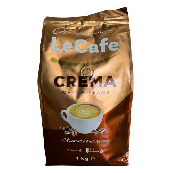 Ящик Кофе в зернах Le Cafe Crema 1 кг (в ящике 9 шт) 02-0510 фото