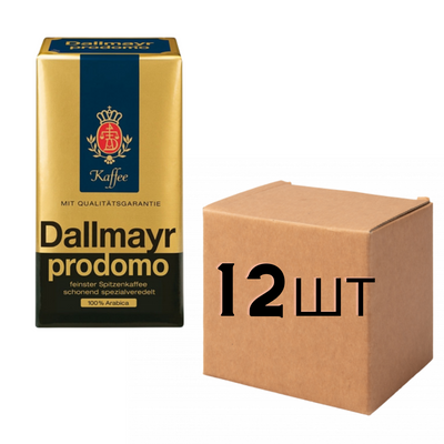 Ящик кави мелена Dallmayr Prodomo 500 гр (у ящику 12 шт) 0200015 фото