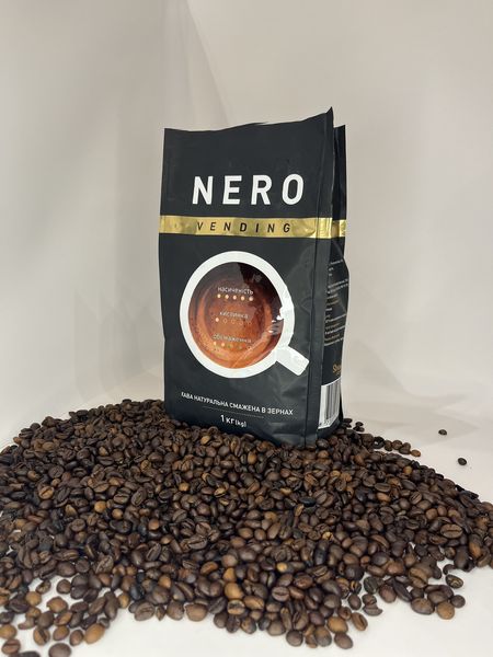 Ящик кофе в зернах Ambassador NERO Vending 1кг ( в ящике 6 шт) 0200264 фото