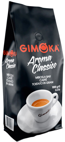 Ящик кофе в зернах Gimoka Aroma Classico 1 кг (в ящике 12шт) 0200093 фото